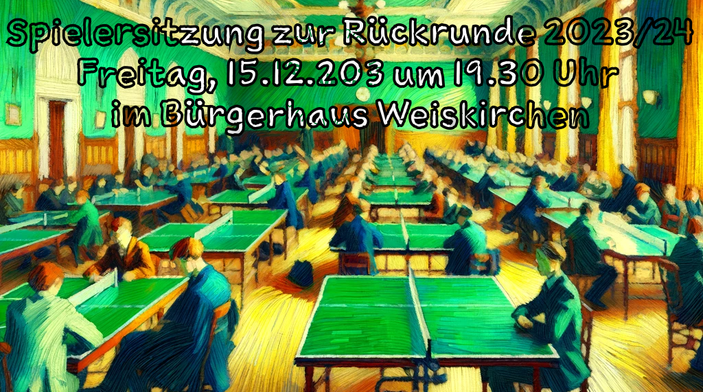 Spielersitzung zur RR 2023/24