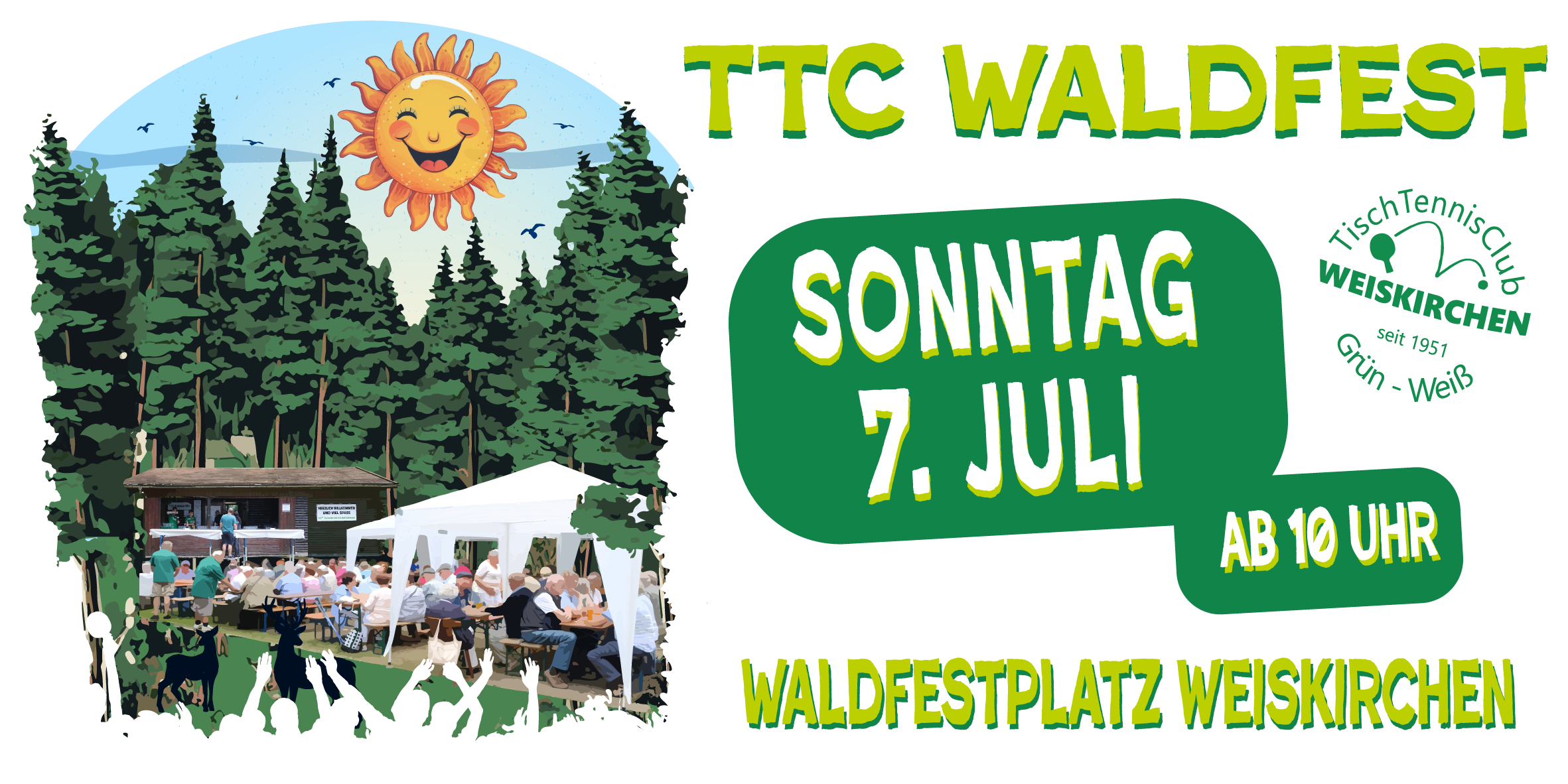 TTC Waldfest 2024 GrünWeiß Weiskirchen