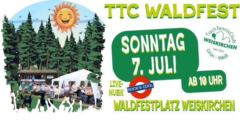TTC Waldfest mit ROCK'S COOL LIVE